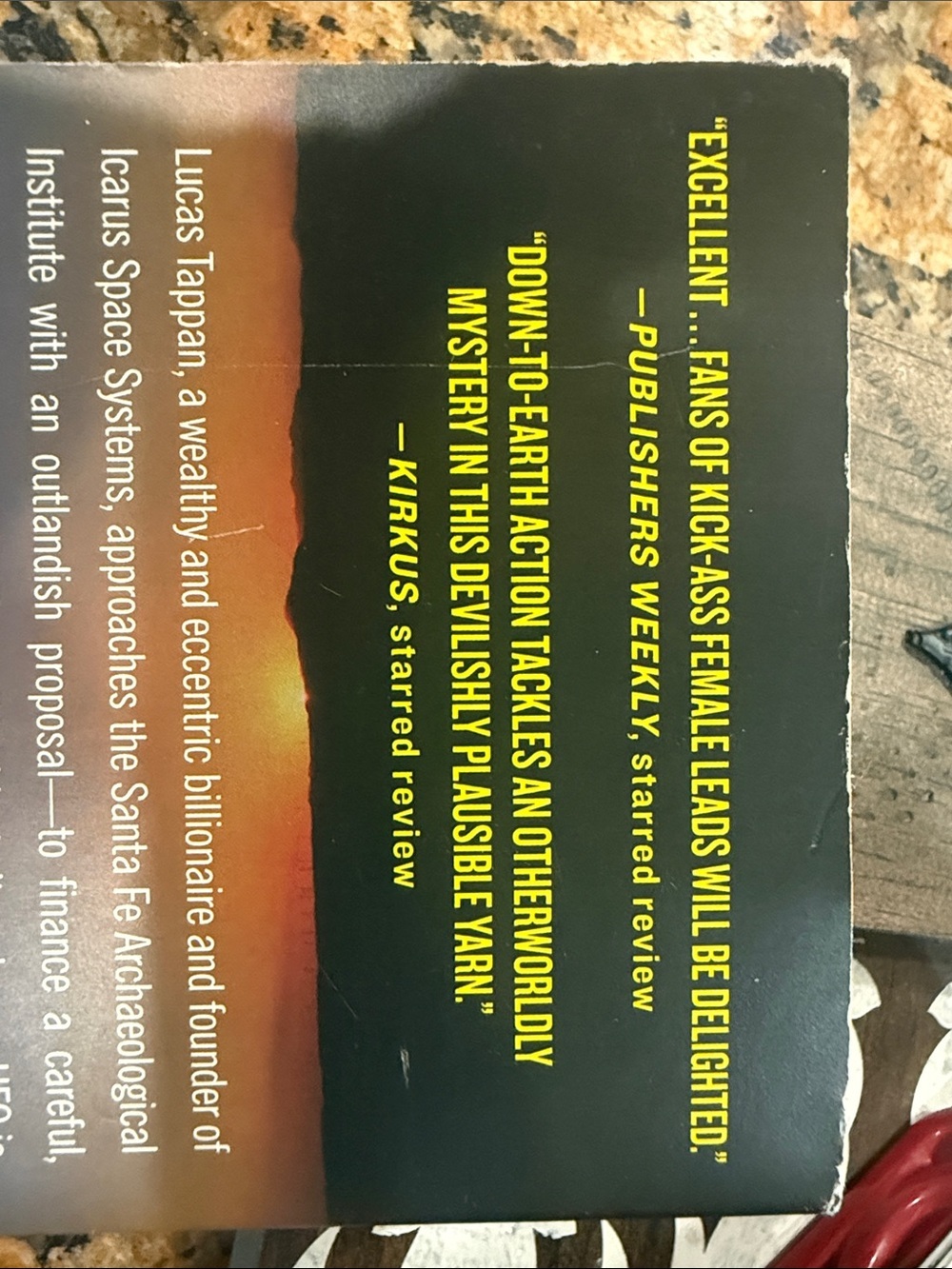 Diablo Mesa - Blue/Orange/Black Paperback Novel - Picture 4 of 6